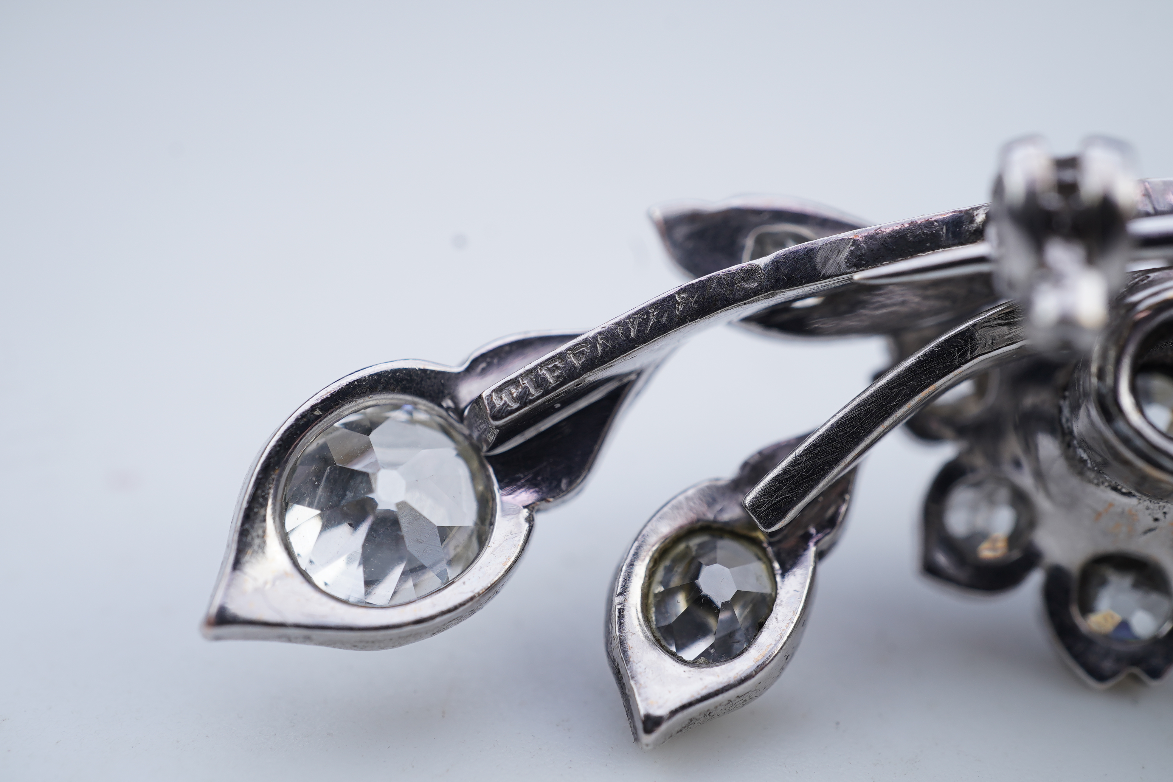 A Victorian diamond brooch, late 19th century